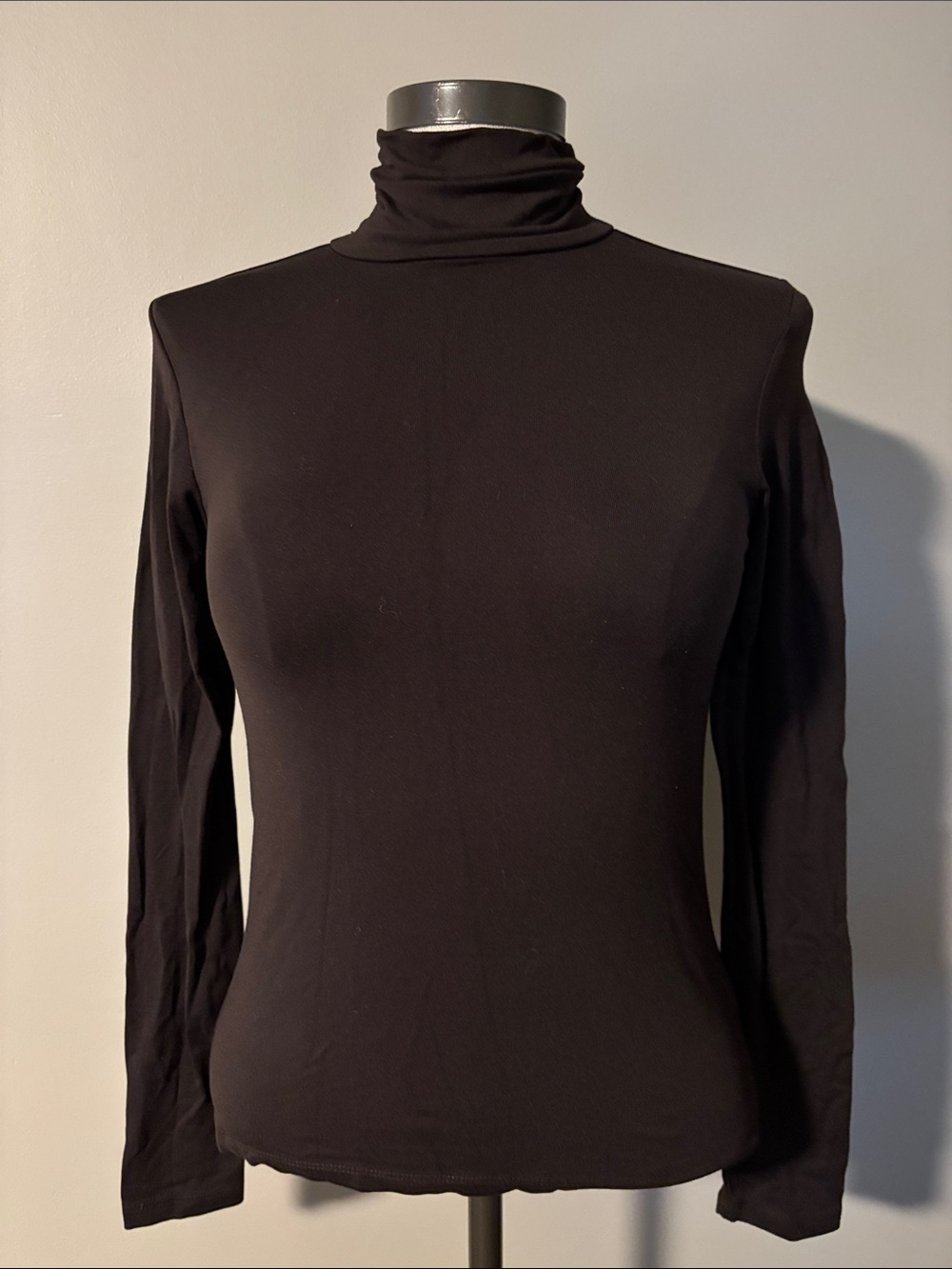 The Limited Brown Turtleneck Long-Sleeve Top